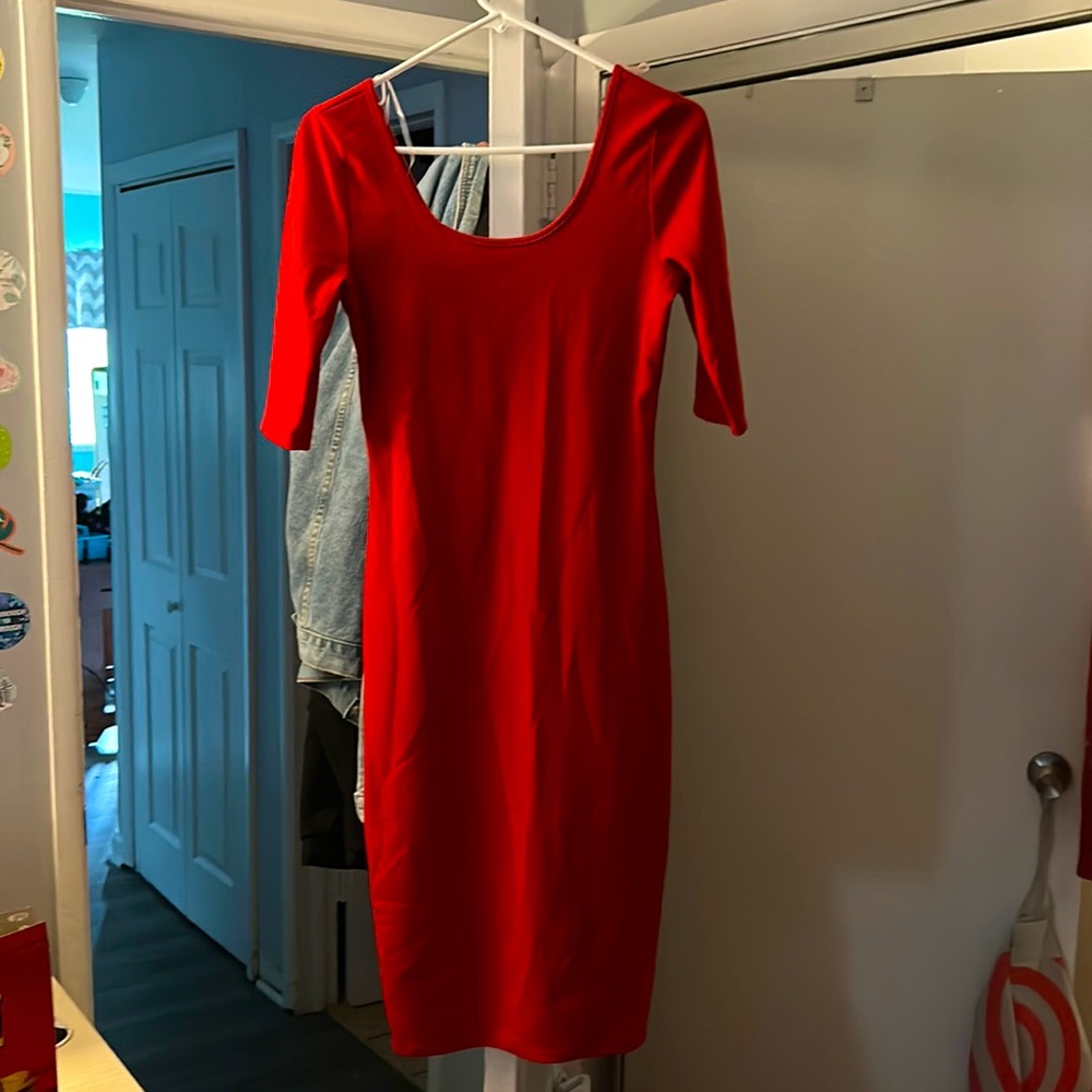 Red dress